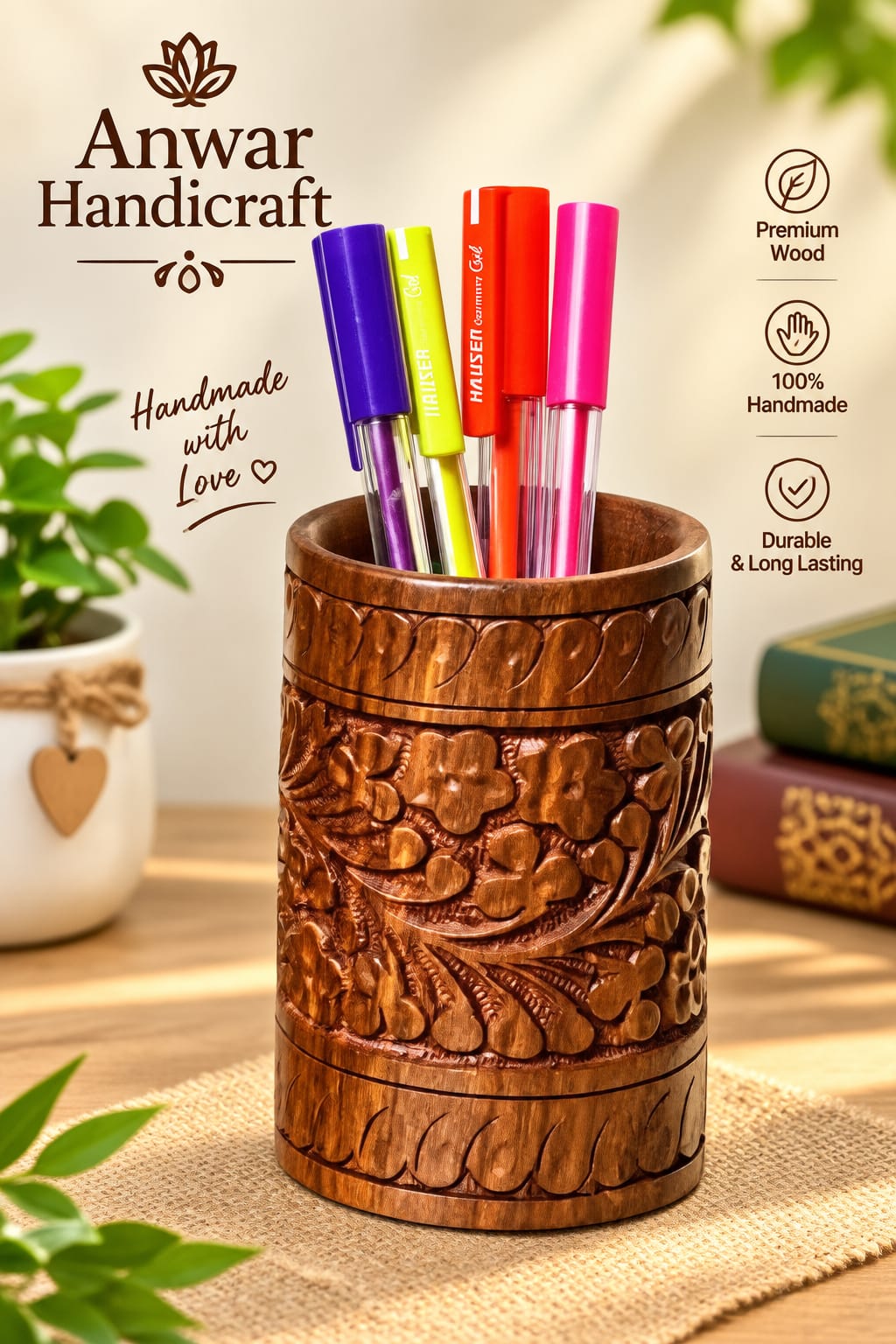 Pen Holder Carving